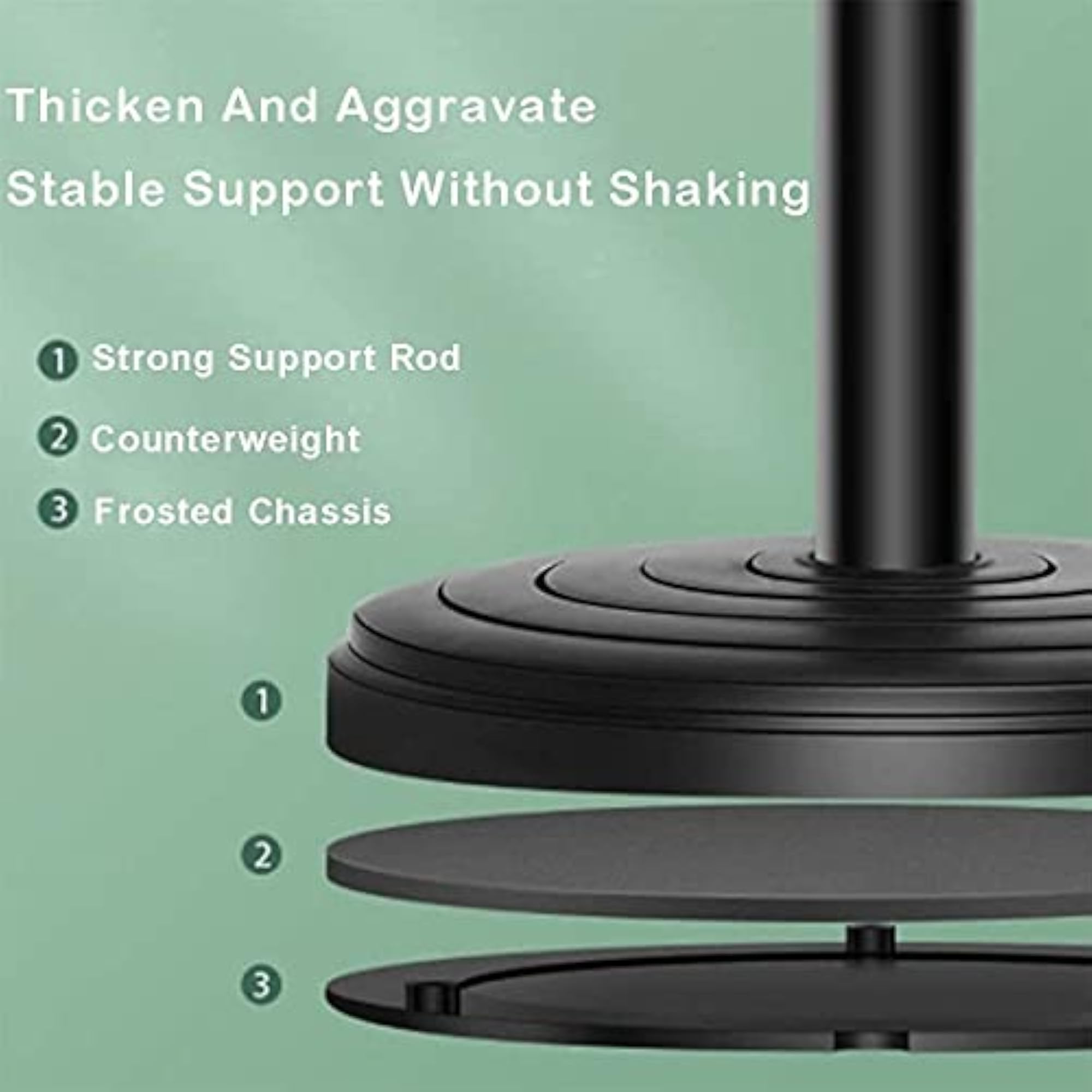Flexible Universal Mobile Stand with Adjustable Height